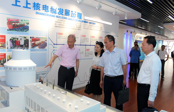 中國工商銀行梅迎春、董軾、葉東海董事一行走訪上上電纜