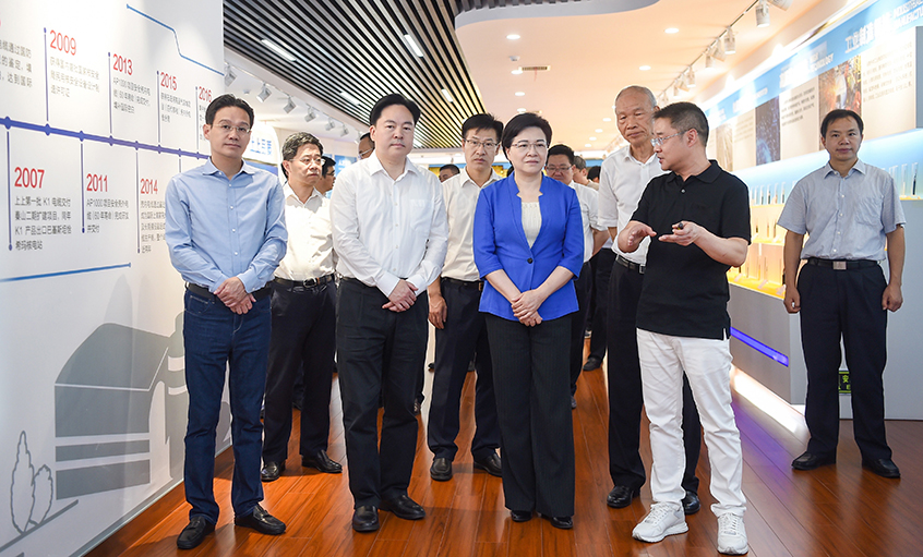 江蘇省委常委、南京市委書記韓立明來上上電纜調(diào)研